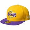 NEW ERA NBA ESSENTIAL LAKERS 59FIFTY YELLOW/PURPLE