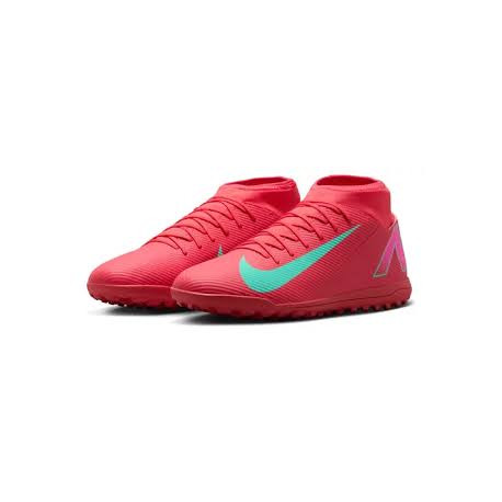 NIKE SUPERFLY 10 CLUB TURF EMBERGLOW/AURORAGREEN