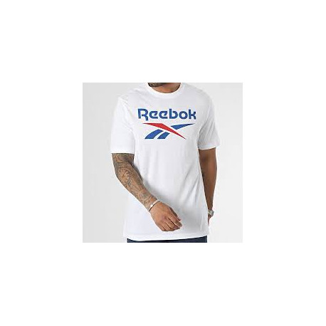 REEBOK IDENTITY BIG LOGO TEE WHITE/RED/ROYAL