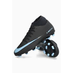 NIKE SUPERFLY 10 CLUB FG/MG BLACK/ICEBLUE