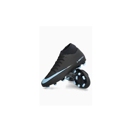 NIKE SUPERFLY 10 CLUB FG/MG BLACK/ICEBLUE